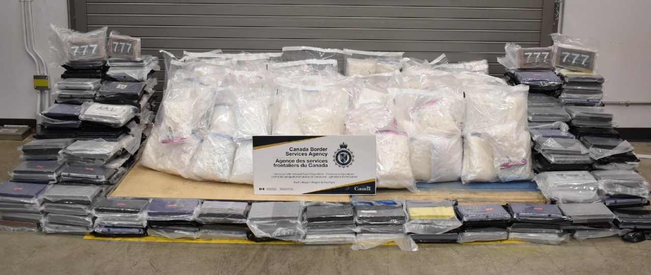 CBSA announces 560kg drug bust = $69m